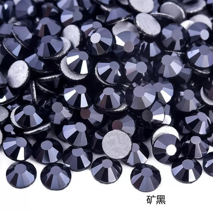 Стразы клеевые, Jet hematite, P73, SS20, 1440, (F2)