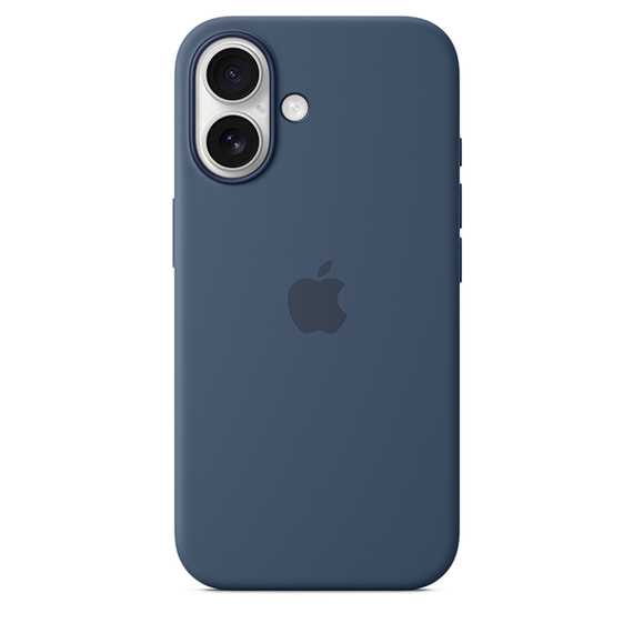 Чехол Apple iPhone 16 Silicone Case with MagSafe Denim MYY23