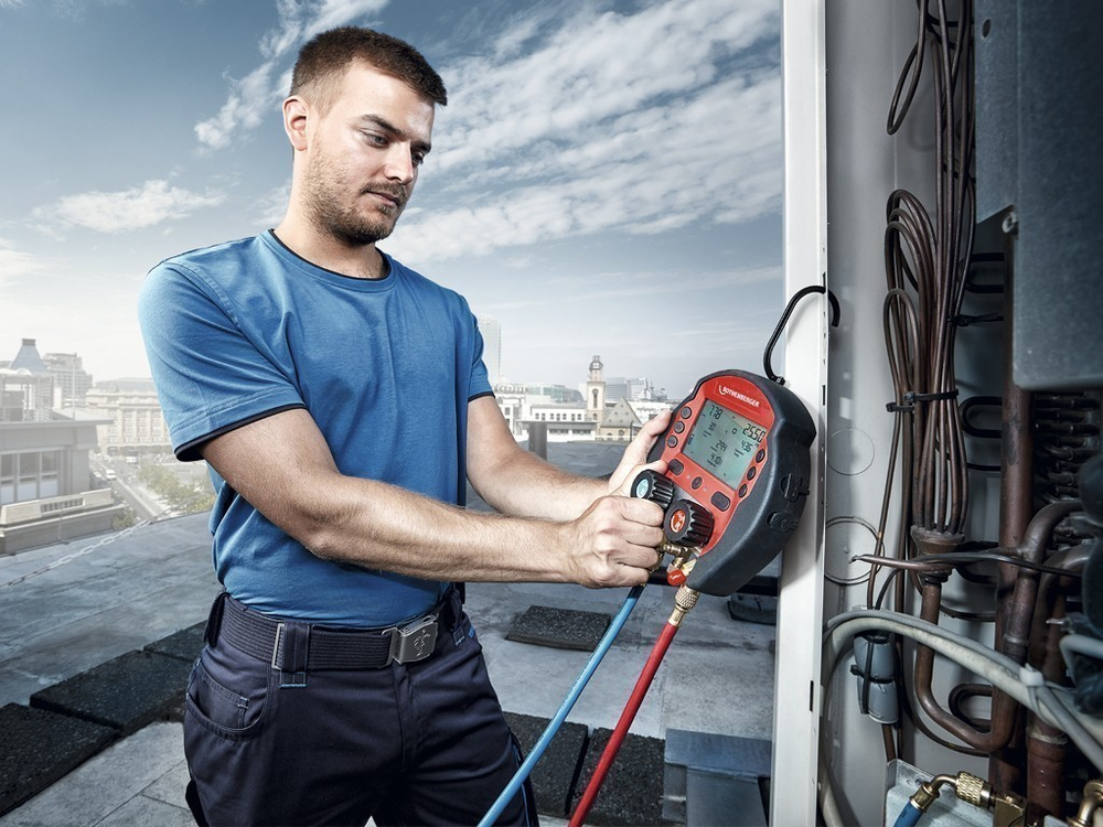 Универсальный набор для заполнения и слива системы Rothenberger ROCADDY 120 R32 Digital