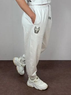 Брюки джоггеры свободного кроя с высокой посадкой