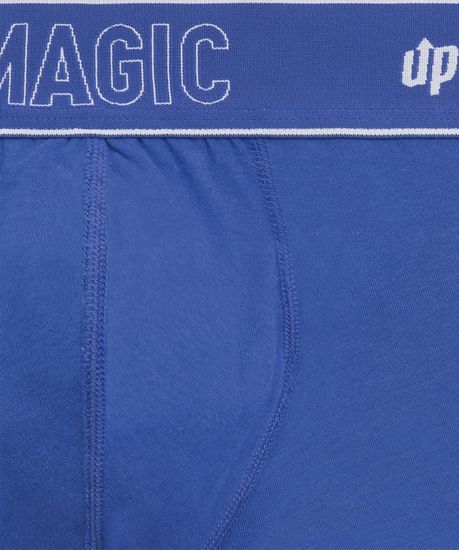 Трусы мужские боксеры (1 шт) Atlantic MH-1200, хлопок, голубой