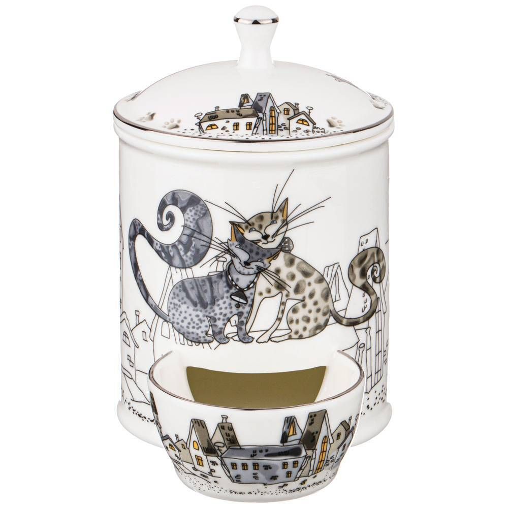 БАНКА ДЛЯ СОЛИ LEFARD "КОТИКИ" (КОР=36ШТ.)