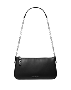 Сумка Michael Kors Empire Medium Leather Chain-Link Pochette | Черный