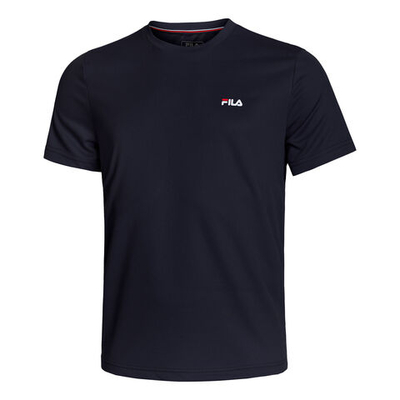 Мужское теннисное поло Fila Logo Small Men - Dark Blue