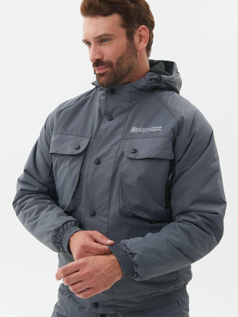 Костюм демисезонный Таймень ткань Breathable цвет Серый