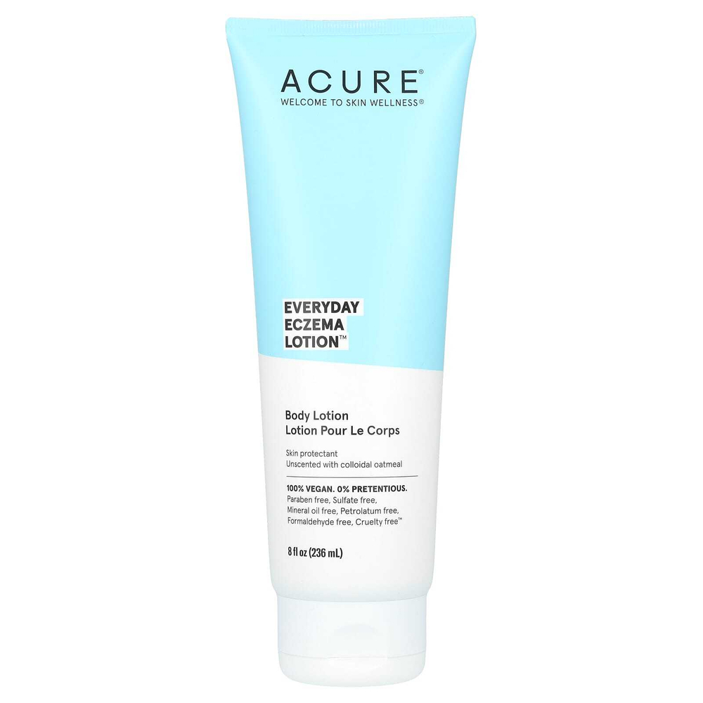 ACURE, лосьон для лечения экземы, для ежедневного применения, без запаха, 236,5 мл (8 жидк. унций)