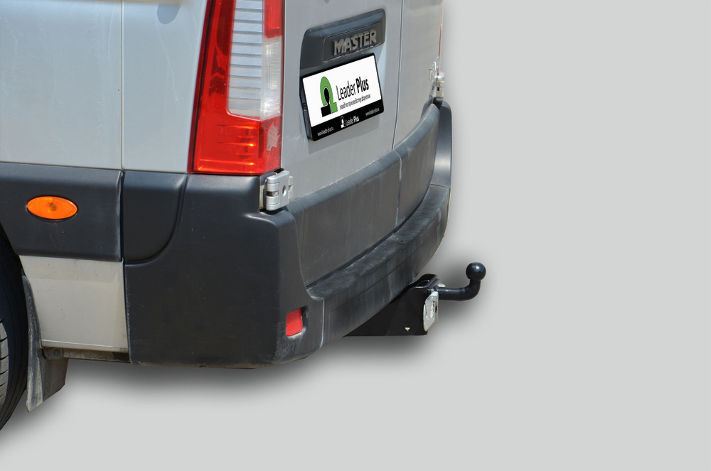 Фаркоп(прицепное) Лидер-Плюс для RENAULT MASTER (фургон) 2010 - ... г. в.(паспорт и сертификат в комплекте)(без электрики)R121-FC
