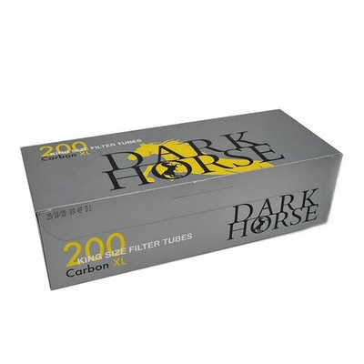 Гильзы для сигарет "Dark Horse" Extra Long Carbon Filter 200шт. Товар уцененный