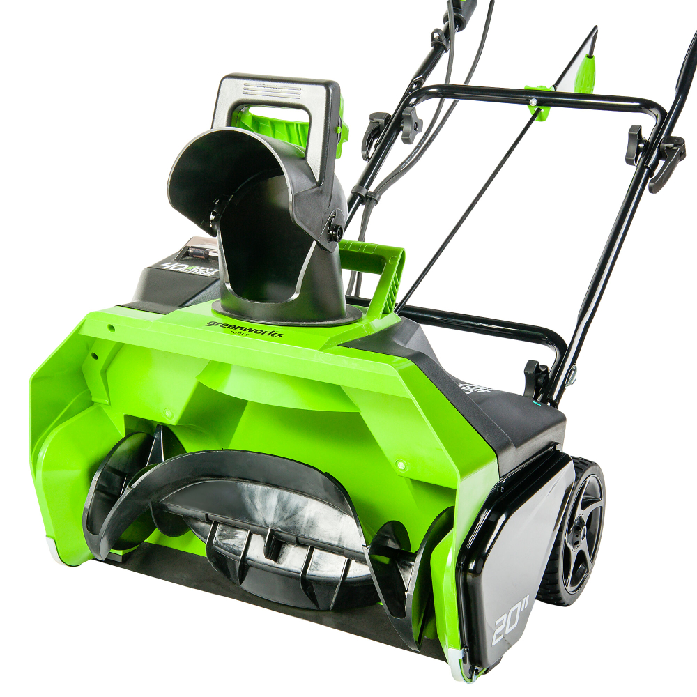 Снегоуборщик аккумуляторный GreenWorks GD40ST 40V 2600007, бесщеточный, без АКБ и ЗУ, ширина 51, высота 25, выброс 6м.