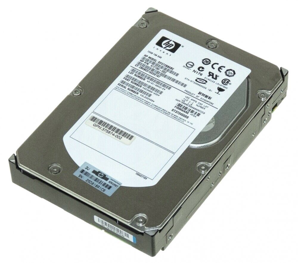 Жесткий диск HP 73GB 15K SAS 3.5 for Workstations 417800-001