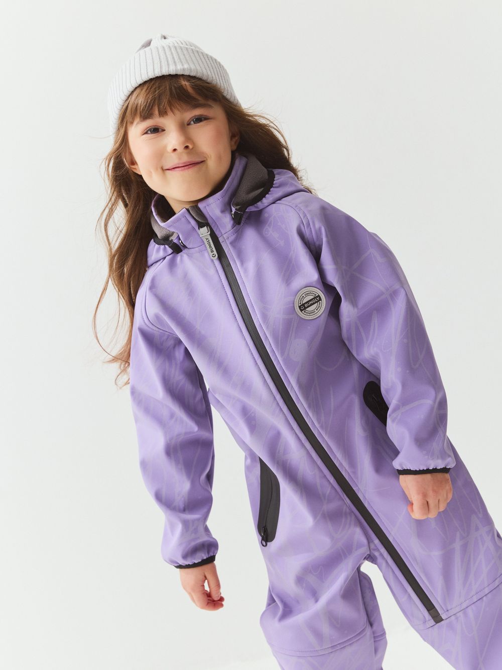 Комбинезон Softshell демисезонный "Лаванда"