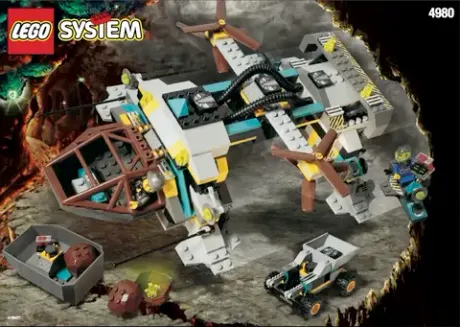 LEGO 4980 Rock Raiders The Tunnel Transport