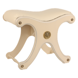 Скамья Сорренто Айвори Пломбир Латунь