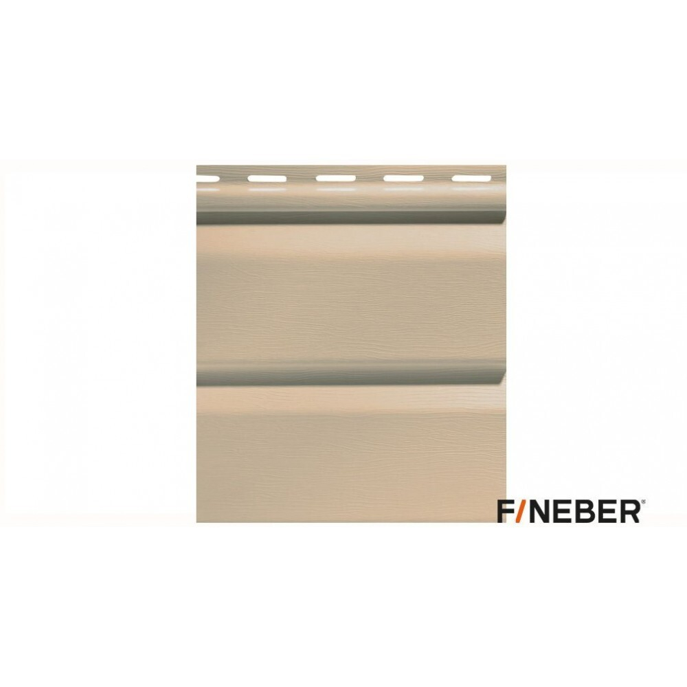 Сайдинг виниловый FineBer Дачный Корабельный брус Молочай 3050х205мм