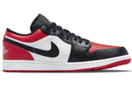 Jordan Air Jordan 1 low "bred toe" Men's Black Red Toe