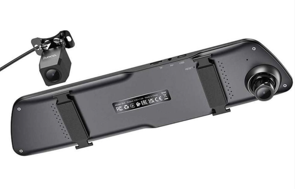 Видеорегистратор автомобильный HOCO DV4 1080p + задняя камера 1080p