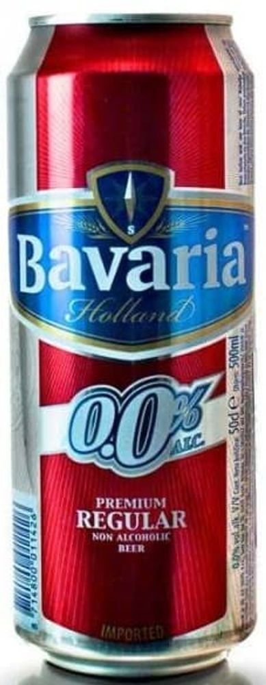Безалкогольное пиво Bavaria Premium Malt Non Alcoholic 0.5л