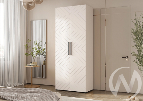 Шкаф 2-х ств (900) Спальня Флэш (кашемир/кашемир)