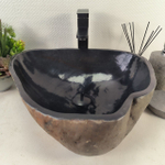 Раковина из речного камня RS-65104 48*43*15 0856