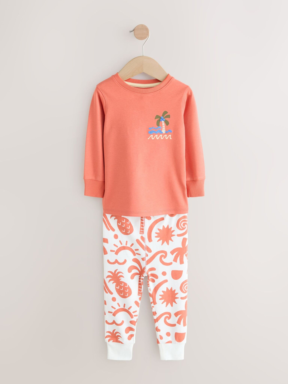 Пижама для мальчика Next AJ0-493, 3 шт., Синий, Бежевый