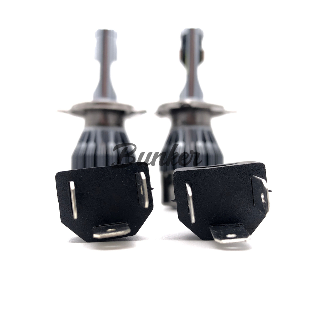 Светодиодные лампы C9, цоколь H4 в головной свет, (компл)