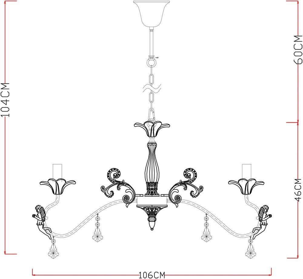 Подвесная люстра Arte Lamp