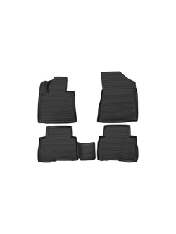 Коврики в салон для KIA Sorento, 2012-, 4 шт. (Повышенная устойчивость, повышенная износостойкость) FORMAT.3D.25.46.210H