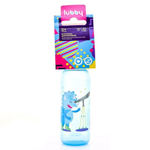 Бутылочка 250мл "Я люблю" с силиконовой соской классическая , цветной рисунок (Lubby)