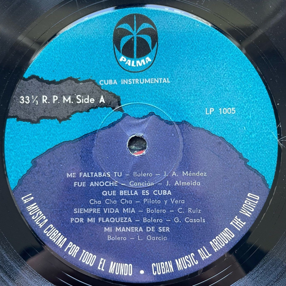 Винтажная виниловая пластинка LP Сборник Cuba Instrumental Инструментальная Музыка Кубы (Solos De Instrumentos) (Куба 1971)