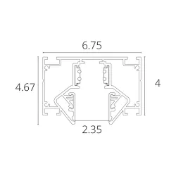 Магнитный шинопровод для натяжного потолка Arte Lamp