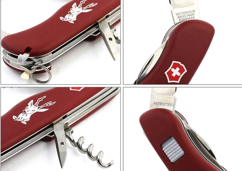 Нож Victorinox Hunter красный, 0.8873