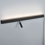 810657 Светильник настенный FIUME SPOT 230V LED 10W 270LM 100G (Back light)+7W(Spot light) 460LM 24G ЧЕРНЫЙ 4000K