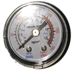 Манометр 1/8" (12-Bar, горизонтальный, Dкорп:41-мм, пластик) [AEZ]