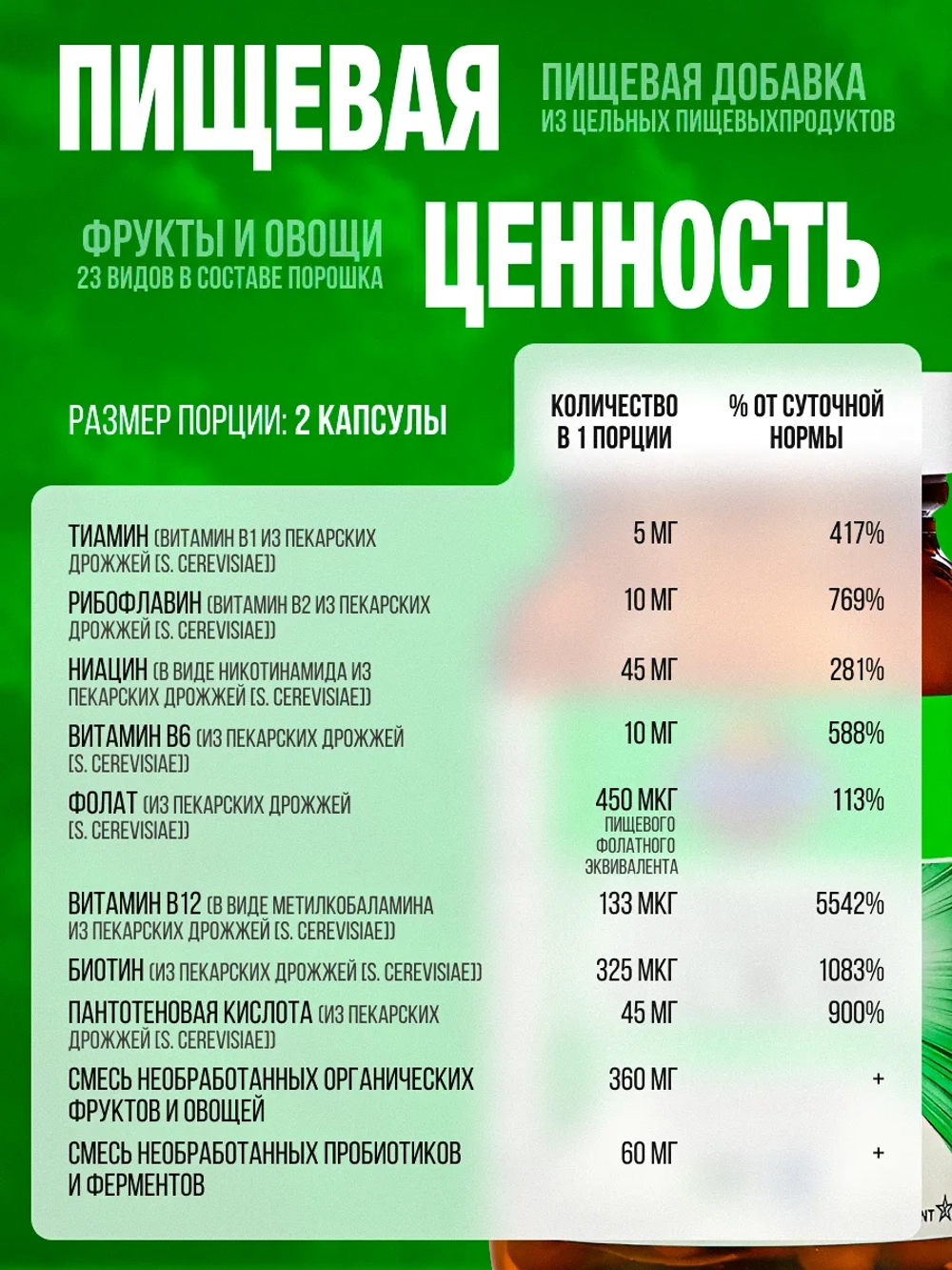 Vitamin Code В комплекс 60 капсул