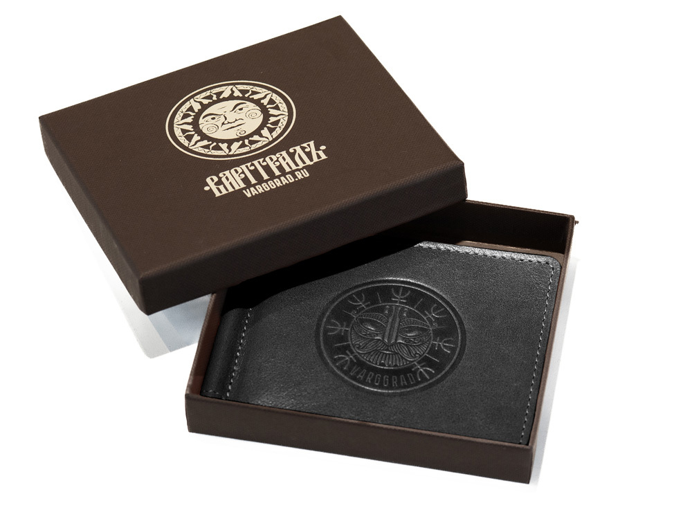 Зажим для денег Варгградъ Чёрный «Предначертание»