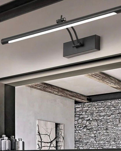 Светильники-надкартинники в чёрном и золотом цвете