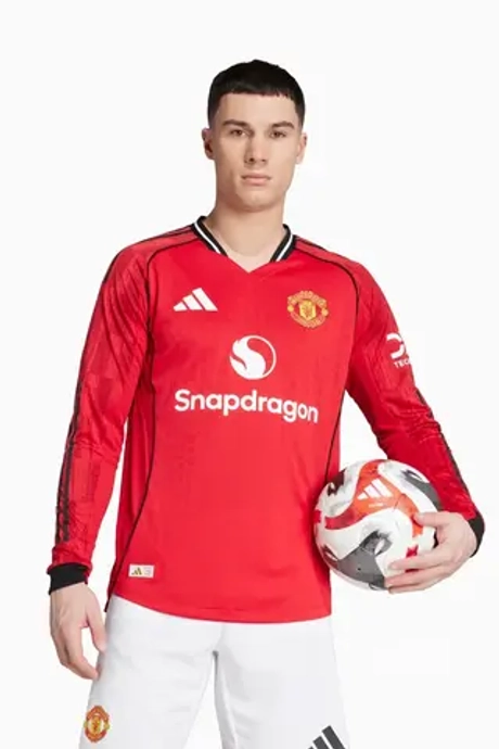 Футболка с длинными рукавами adidas Manchester United 25/26 Home Authentic - красный
