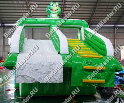 Водная горка для бассейна «Счастливый лягушонок» 7*4*5 м