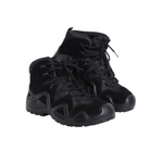 Ботинки СИРИУС-ДОЗОР замша (черные), ПУ-Нитрил