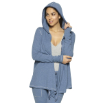 Уютный кардиган с люрексом (Размер: XL) (Цвет: синий)