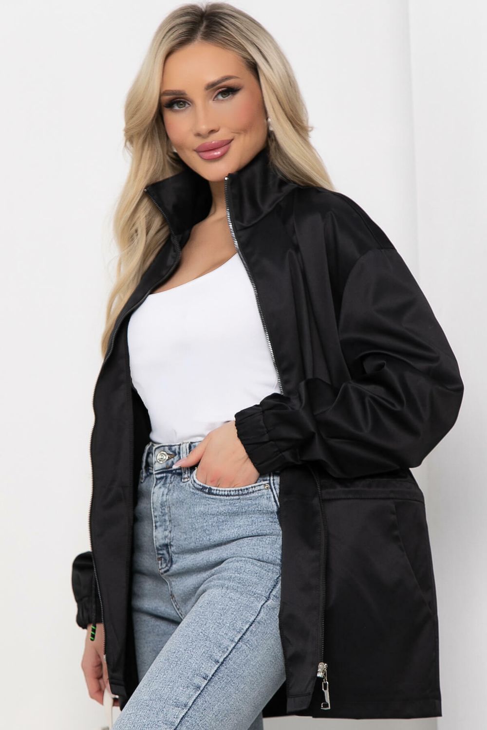 Ветровка "Весенний дождь" (черная) Б8602 LT Collection (Акция)