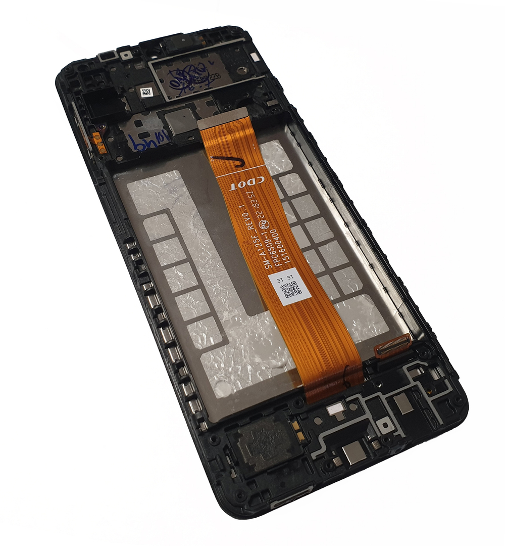 Samsung Galaxy A12 (SM-A125F) / Дисплейный модуль в сборе с тачскрином (в рамке) (ORIG-SP)