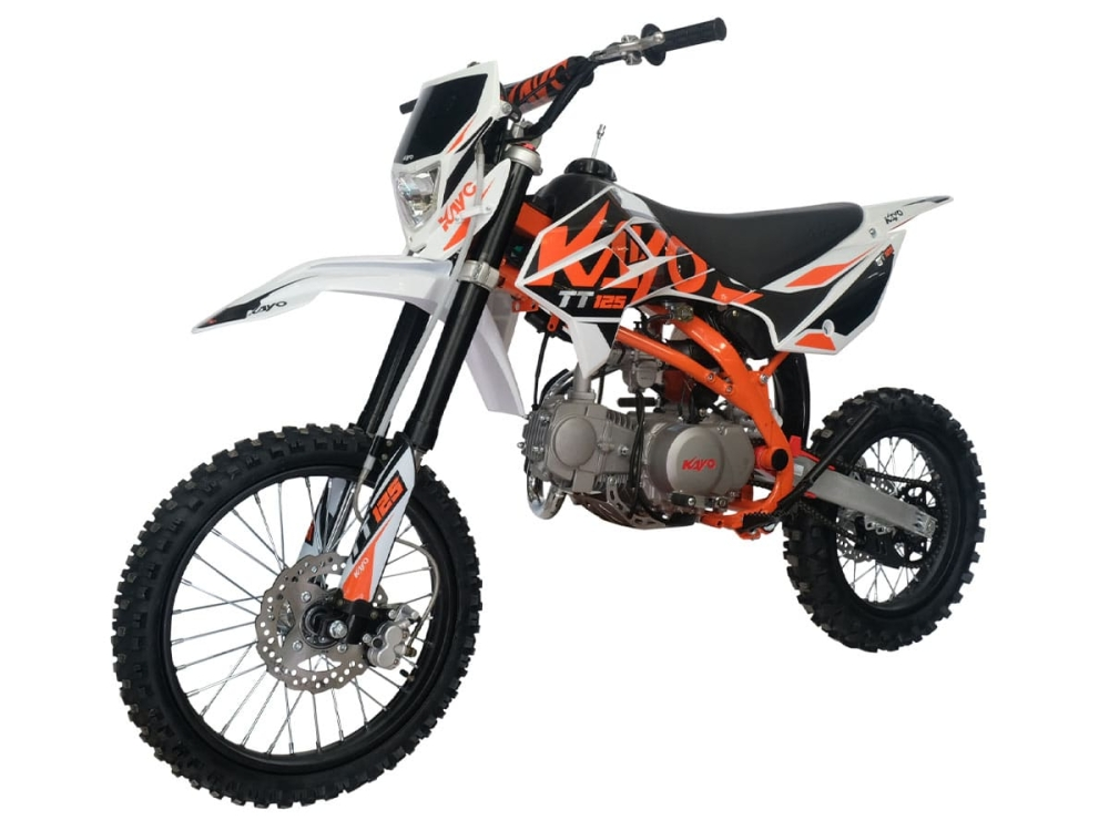 Питбайк KAYO BASIC TT125 17/14 KRZ (механ. сцепл., кикстартер, 2024 г.)
