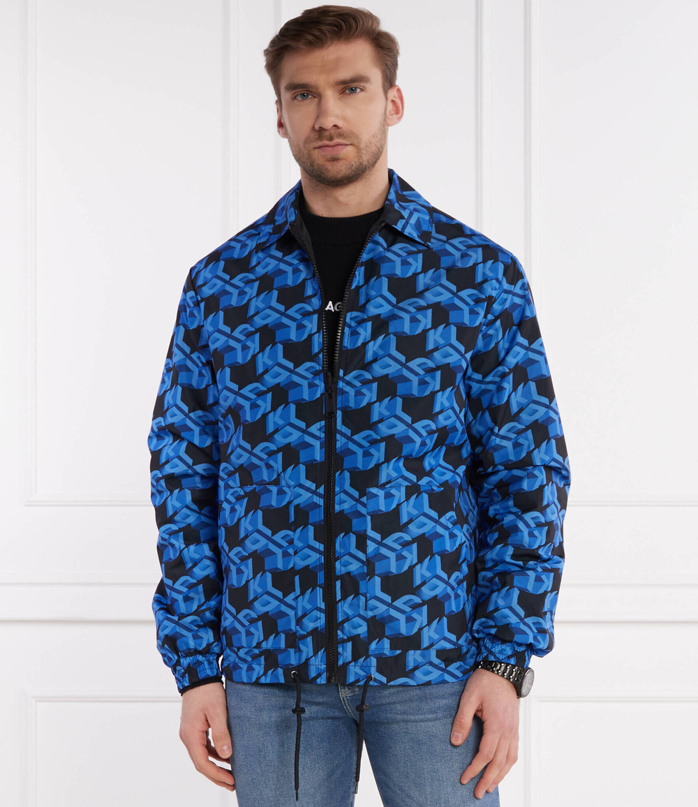 Двухсторонняя куртка reversible monogram Karl Lagerfeld Jeans - черный(241D1503)