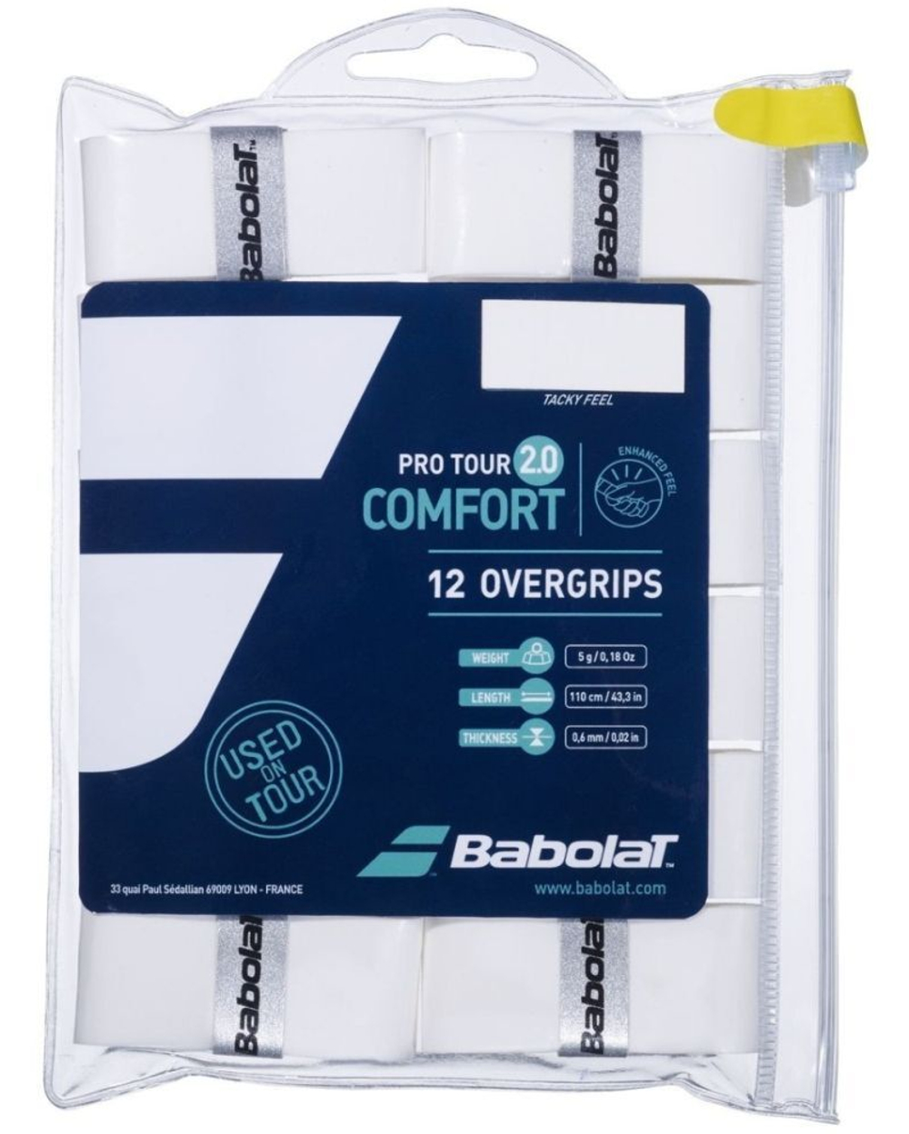 Намотки теннисные Babolat Pro Tour 2.0 Comfort (12P)
