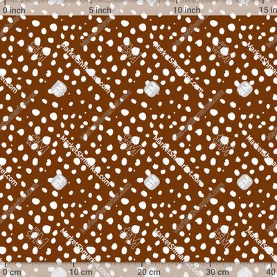 Темная оленья шкура  пятнышки олененка by Lis_Wilks 395 DPI