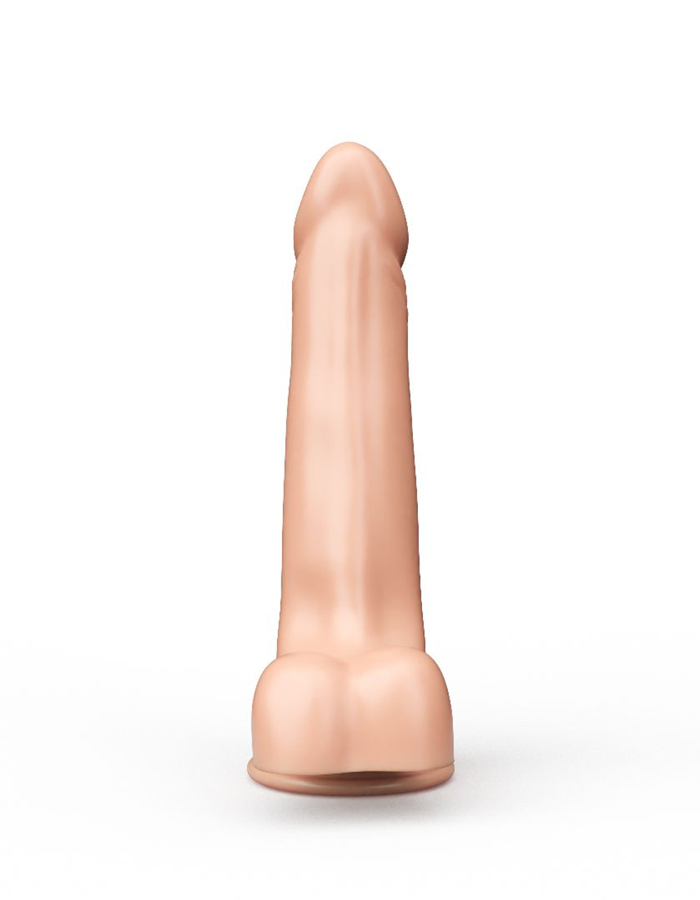 Фаллоимитатор LOVETOY телесный с мошонкой, 19 см