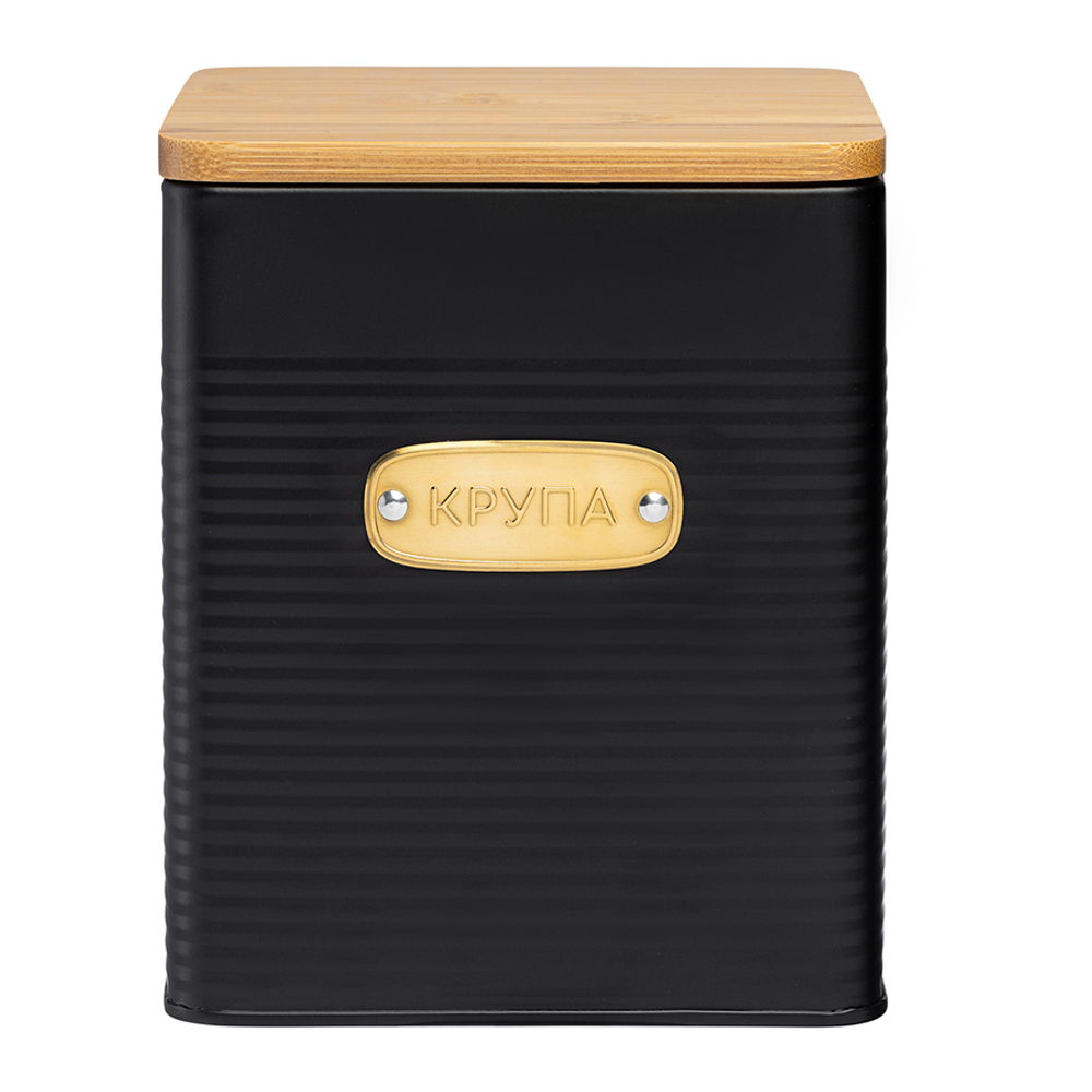 Банка для хранения крупы irmel, 3,2 л, графит