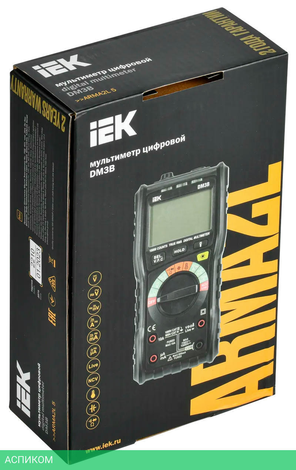 Мультиметр IEK ARMA2L 5 DM3B (A2L5-DM12-03)