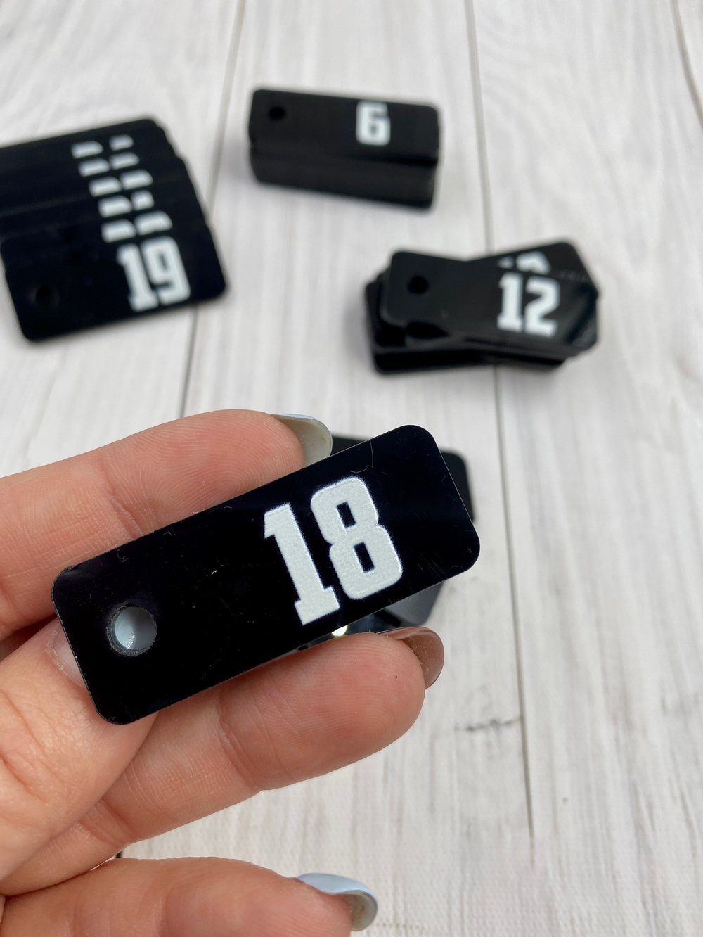 Номерки для ключей 20х50 (Комплект)